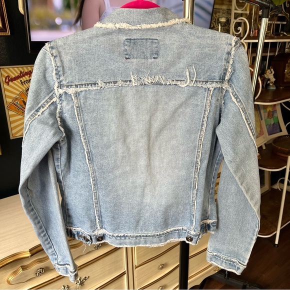 Y2K Zana-di Light Blue Denim Jacket Medium - Picture 5 of 6